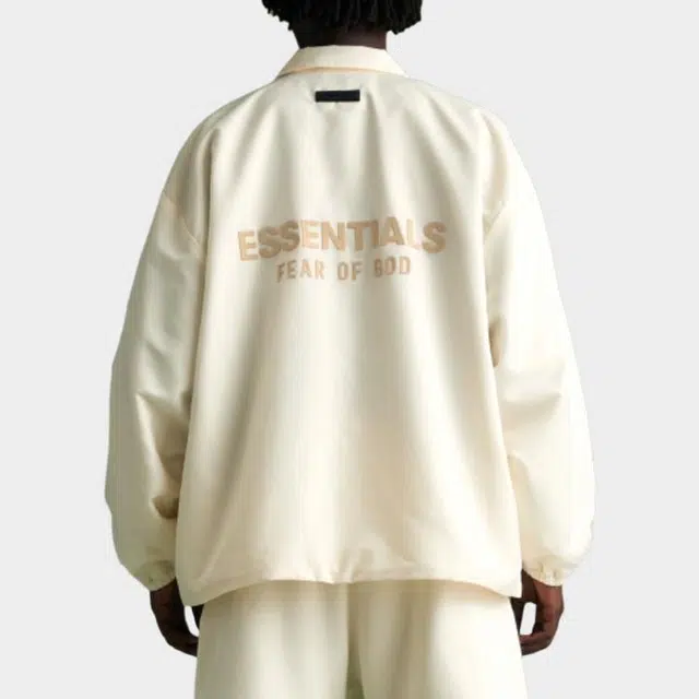 Fear of God Essentials Coaches Jacket Cloud Dancer