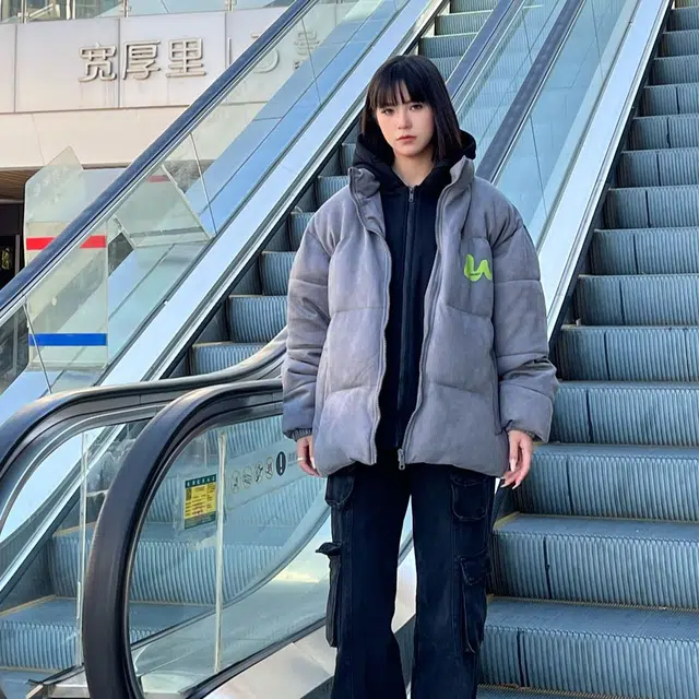 星际者 保暖假两件连帽外套棉服 男女同款