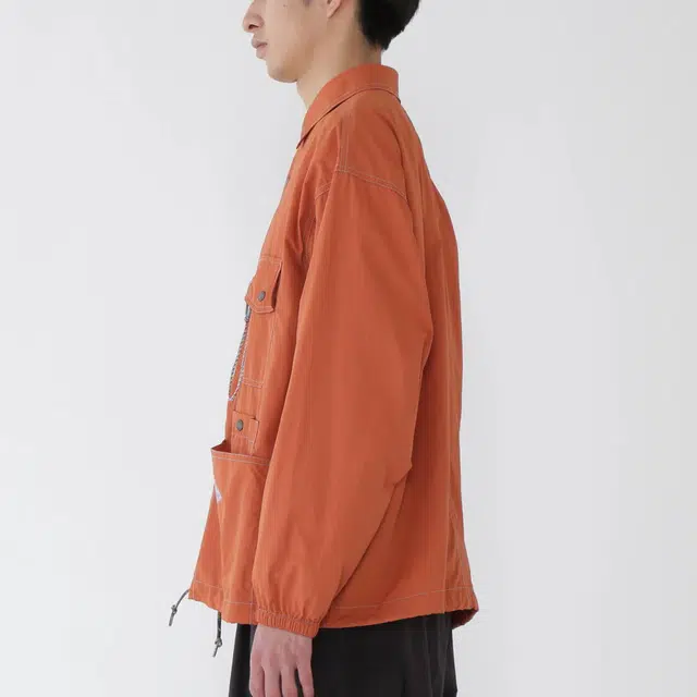 and wander FW25 crinkled nylon shirts jacket