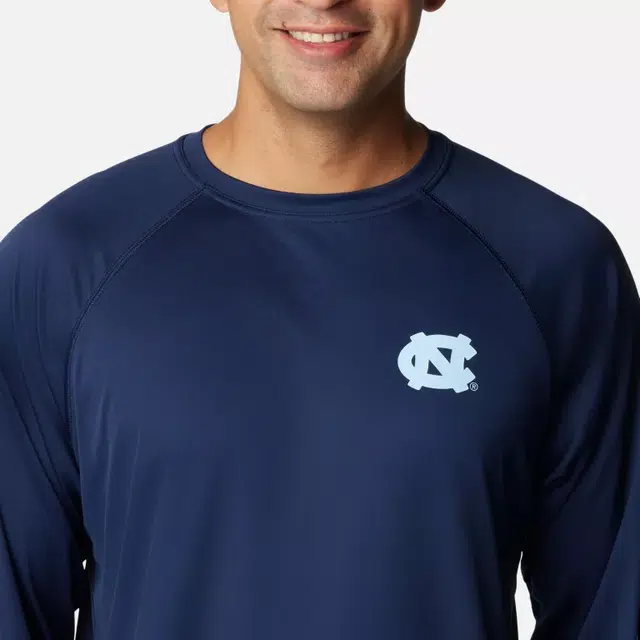 Columbia Collegiate PFGPFG Terminal Tackle Long Sleeve Shirt - North Carolina