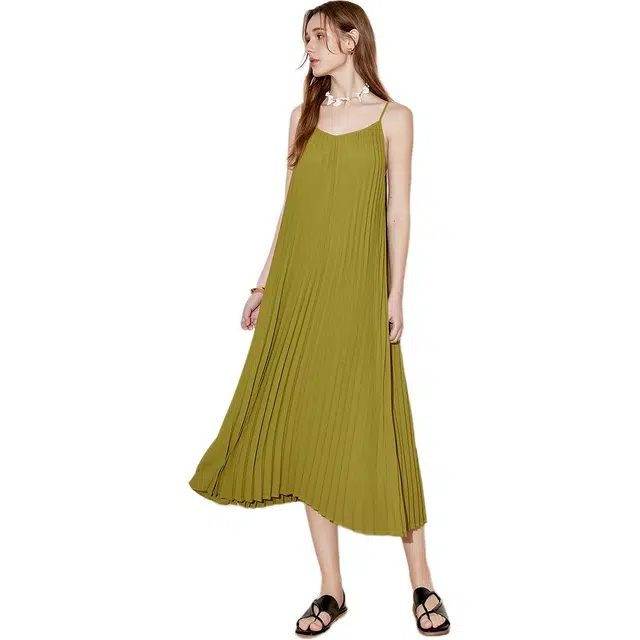 初语 简约舒适套头吊带连衣裙 女款