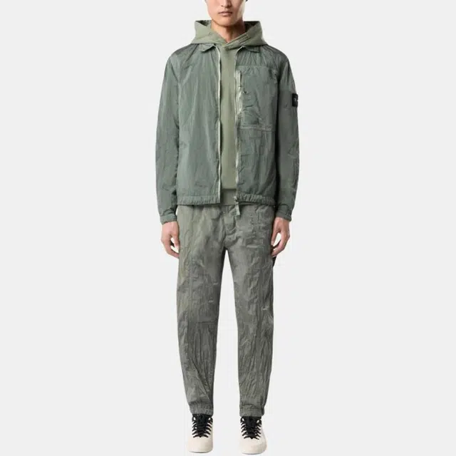 Stone Island Nylon Metal Jacket Sage Green