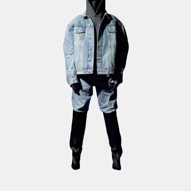 YEEZY x Gap x Balenciaga Denim Jacket Blue