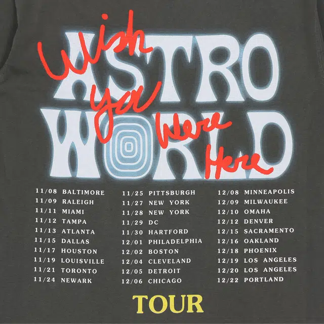 Travis Scott Cactus Jack Horse Head Date Tee T