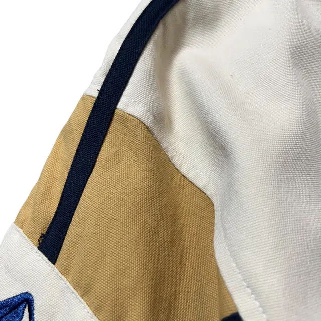 【dme】 美式潮牌山峰绣标撞色拼接立领潮流宽松休闲夹克外套 男女同款