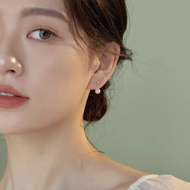 韵系 精致高级感淡水珍珠 铜镀金 耳环 女款