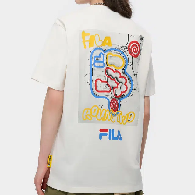 FILA FUSION x ROUND TWO SS25 LogoT -WT