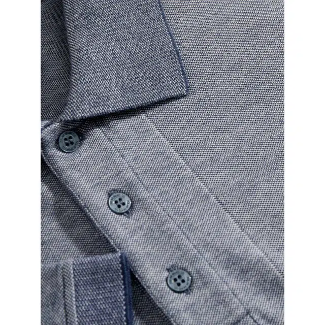 Polar Skate Co Polo Shirt Grey Blue