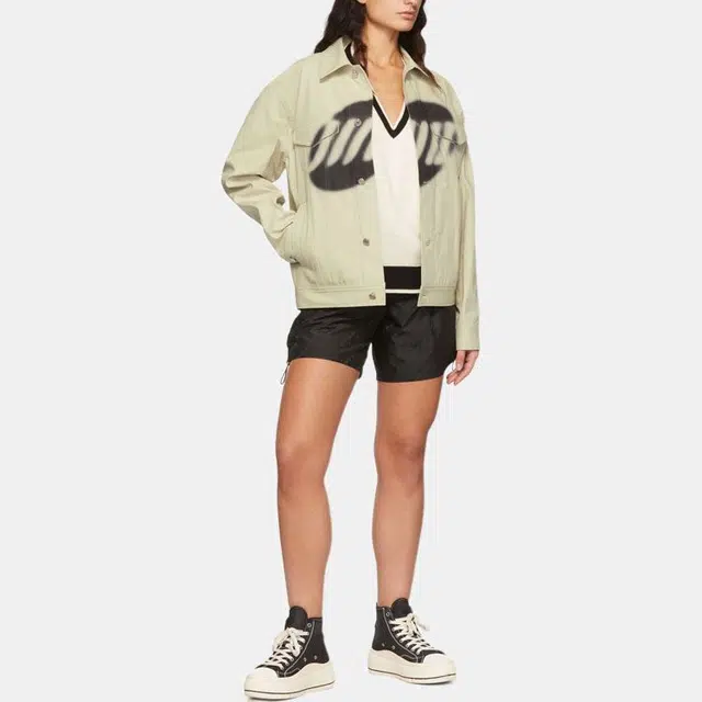 WE11DONE SS22 Denim Jacket Khaki