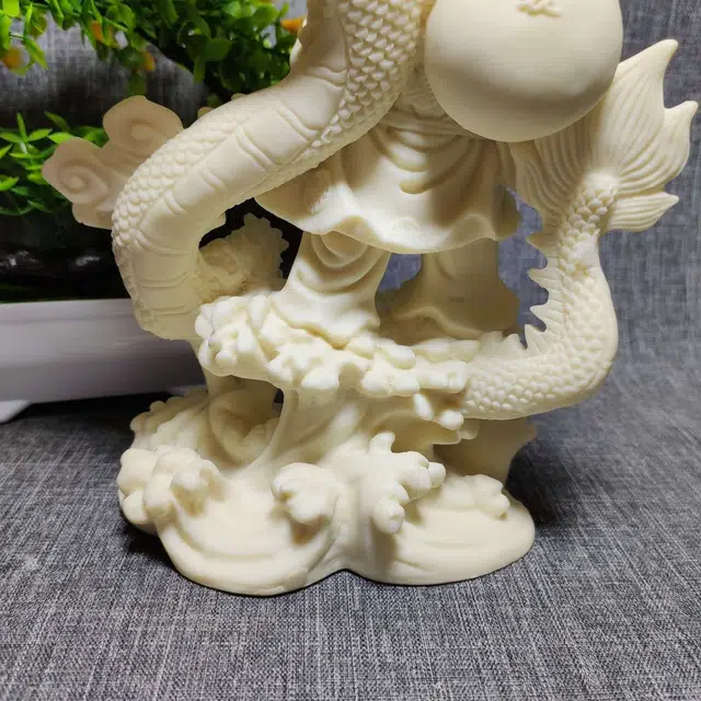 爵倾 《御龙弥勒》 象牙果 摆件 男女同款情侣款