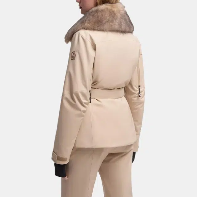 Moncler Grenoble Vizelles Shearling-Trimmed Ski Jacket