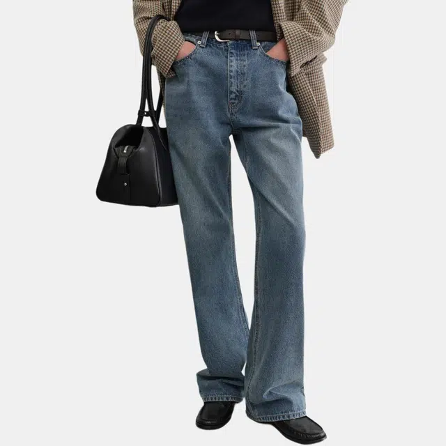 Dunst RELAXED FLARE JEANS CLASSIC BLUE