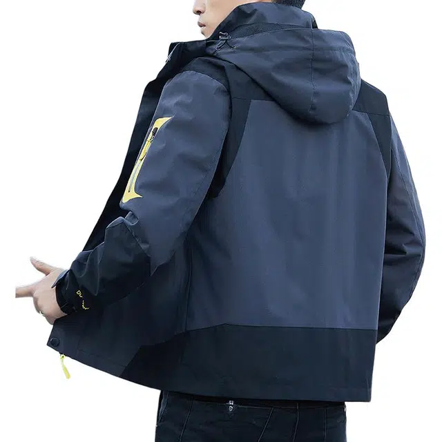 法文箱子 春秋山系工装运动风外套宽松时尚潮流休闲夹克 男款