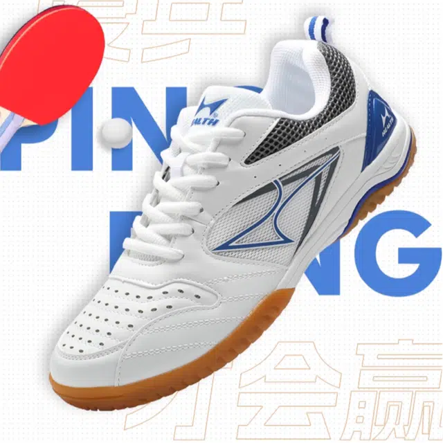 海尔斯 减震防滑 低帮 训练鞋 男女同款 白蓝