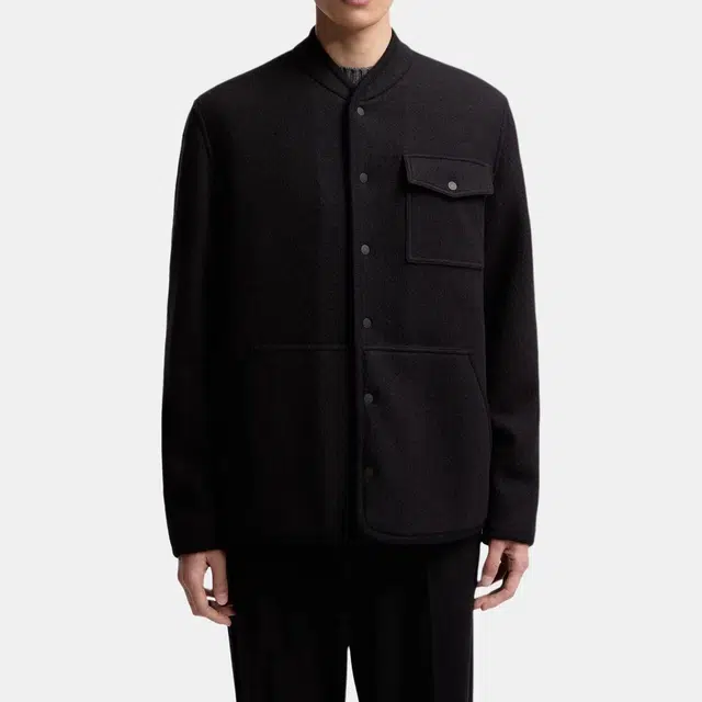 Moncler Wool Boucl Shirt Jacket