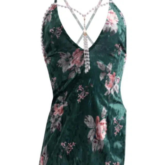 TLXT V-Neck Sleeveless Nightgown