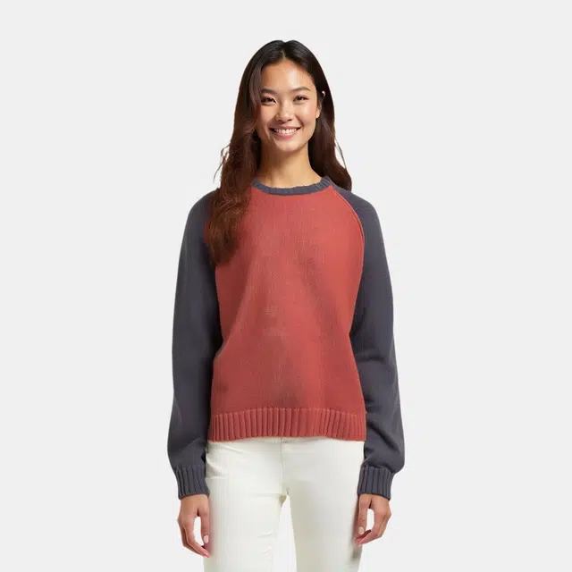 Stussy SS25 Colorblocked Raglan Knit Crew
