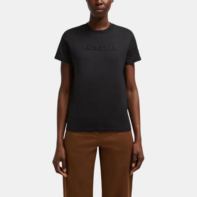 Moncler Embroidered Tonal Logo T