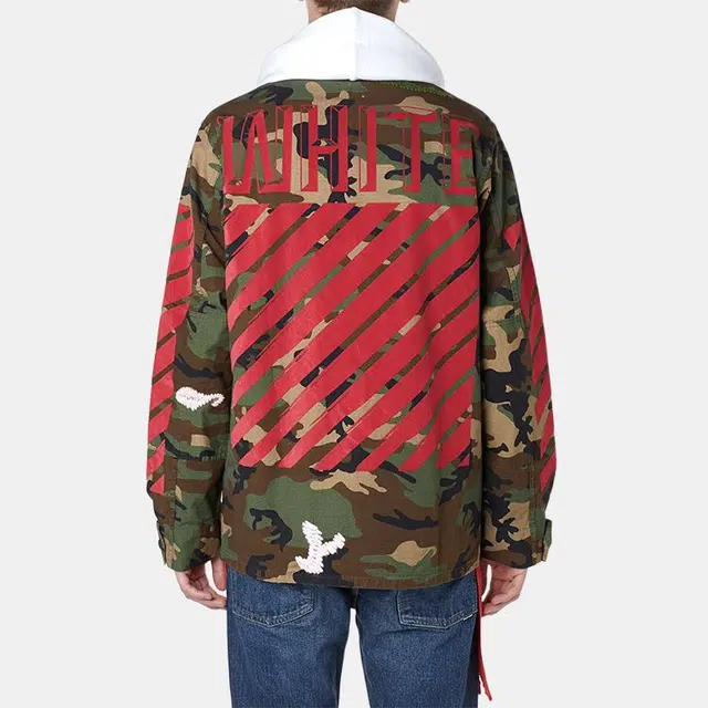 OFF-WHITE Camo Shirt Jacket