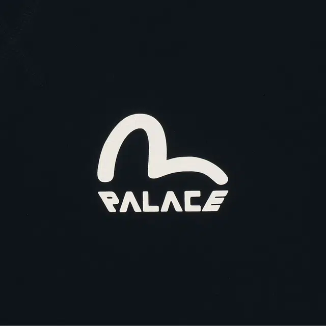 PALACE x EVISU Seagull T-Shirt Black LogoT
