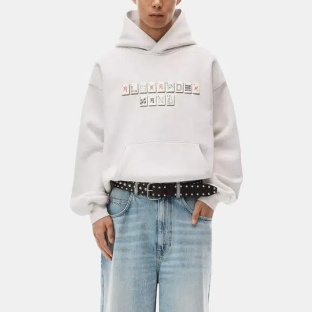 Alexander Wang FW23 Hoodie Heather Grey