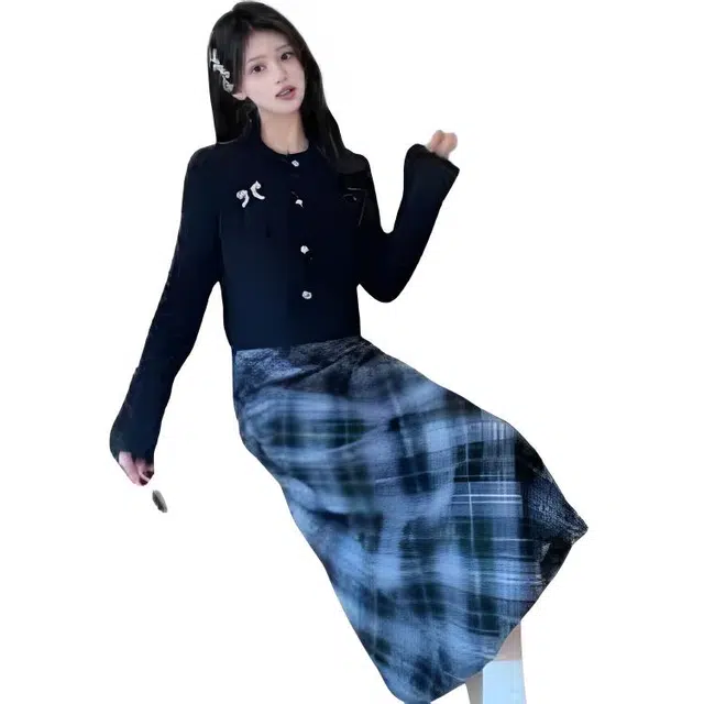 望莱仕 小个子百搭短款秋季设计感时尚上衣开衫针织衫 女款