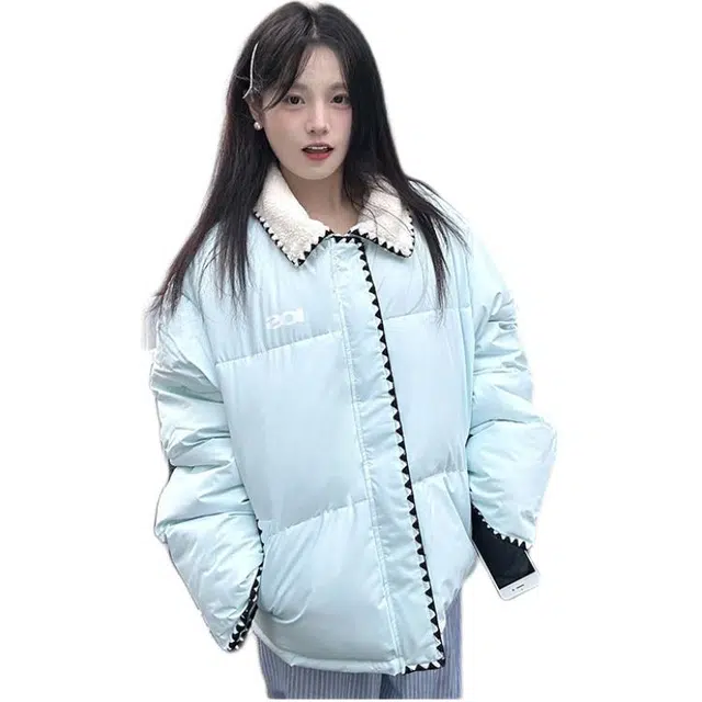 思蓓儿 日系学生设计感小众棉袄小个子韩系外套棉服 女款