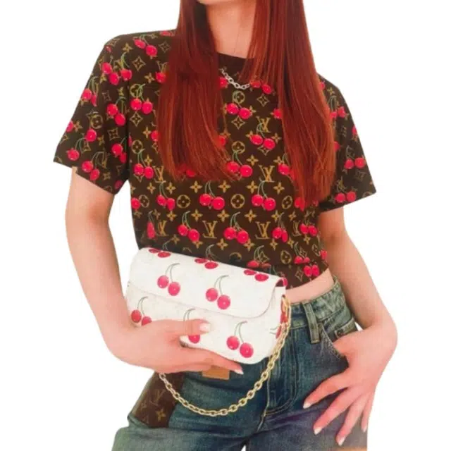 LOUIS VUITTON LV x TM CHERRY BLOSSOM T