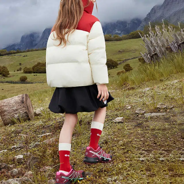 鸭鸭 云朵系列 柔软简约保暖羽绒服 青少年