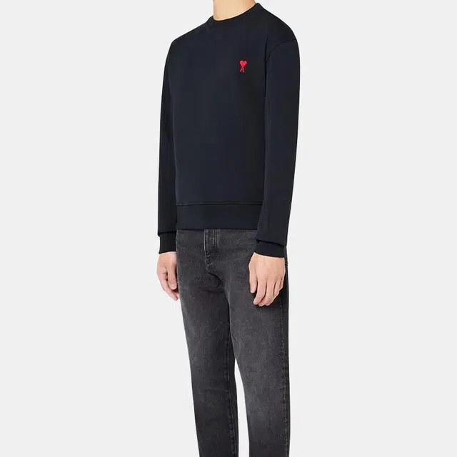 AMIPARIS SS21 Logo Crewneck Sweatshirt Black