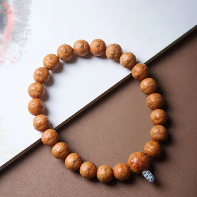 爵倾 猴头凤眼款 精品猴头精工雕刻凤眼 颗颗规整统一 金刚菩提 手串 男款