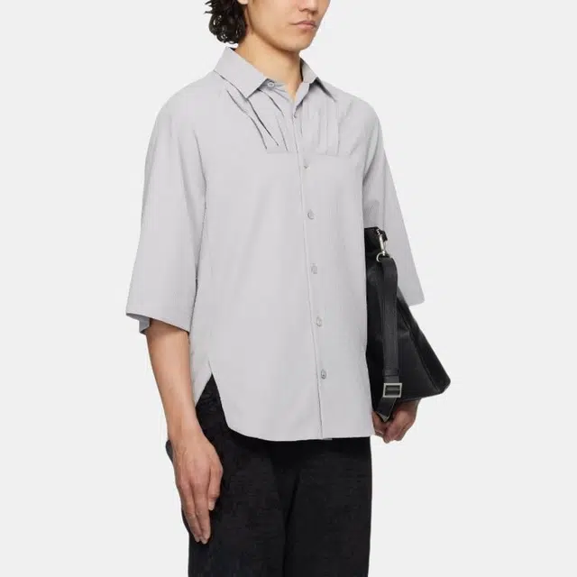 ADER ERROR Short Sleeve Shirt Grey