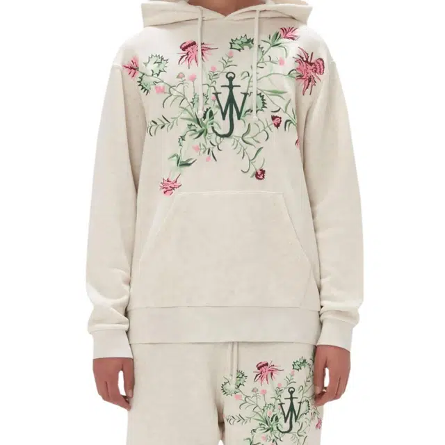 JW Anderson Embroidered Hoodie - Pol Anglada Artwork