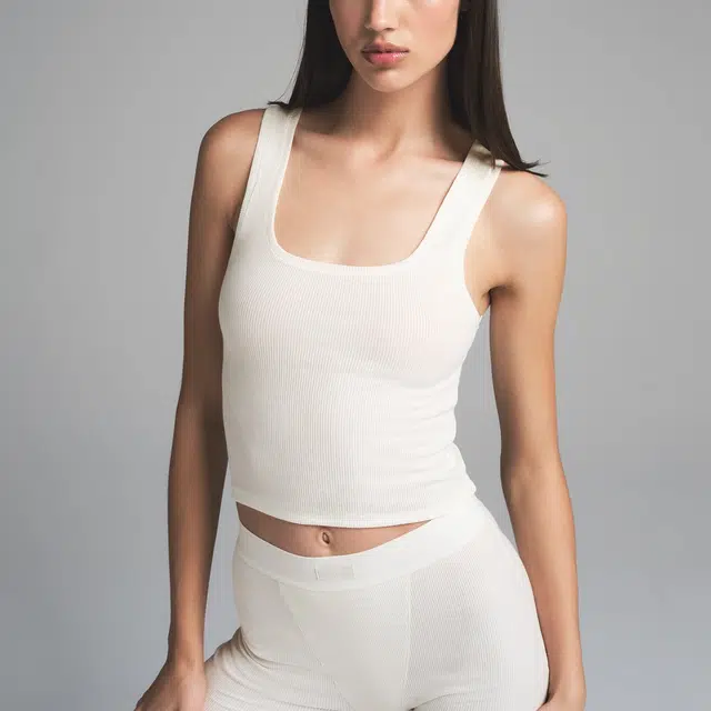 SKIMS COTTON RIB TANK 3-PACK PETAL MULTI