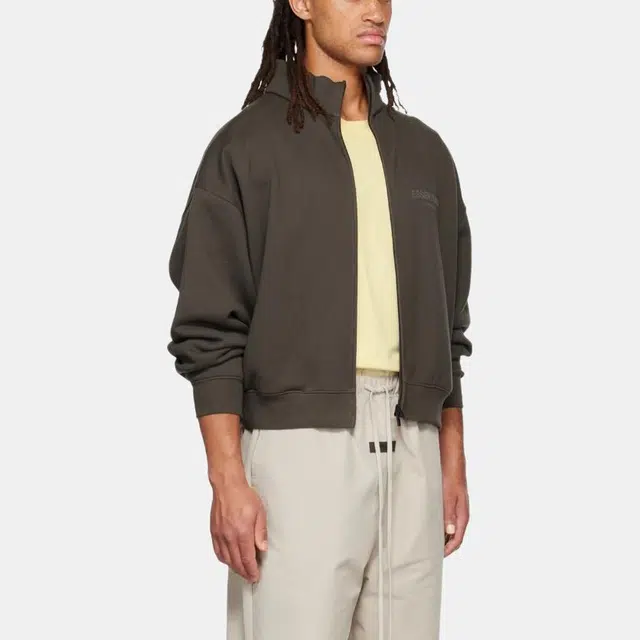 Fear of God Essentials Off Black Jacket