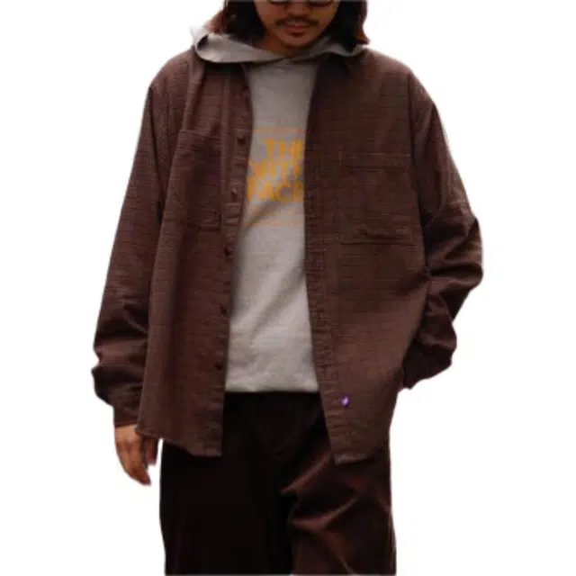 THE NORTH FACE PURPLE LABEL Flannel Double Pocket Field Work Shirt