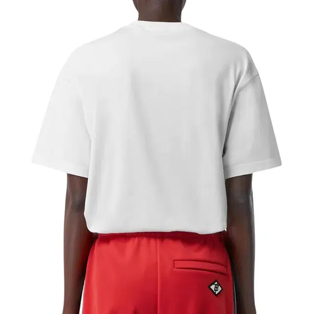 Burberry Embroidered Logo T-shirt T