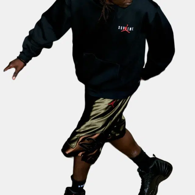 Supreme x Jordan Fleece Hoodie
