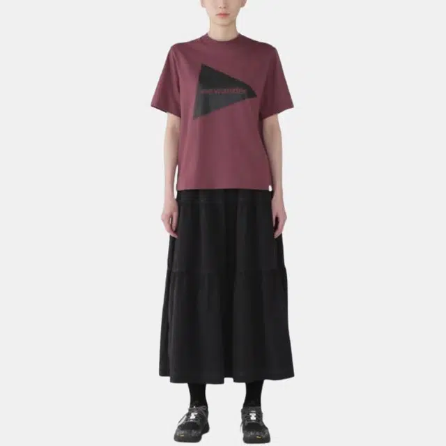 and wander FW25 crinkled nylon skirt