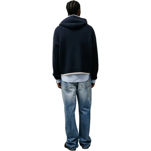 Stussy Wales Bonner FW25 CASHMERE HOODIE logo