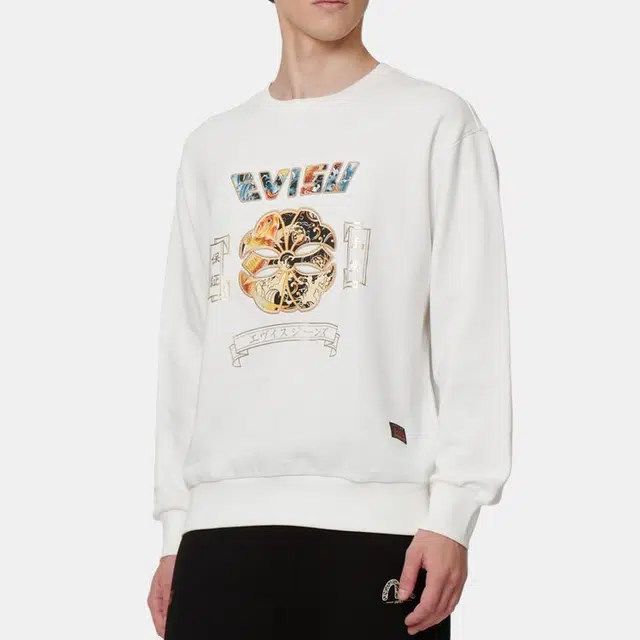 EVISU AW22 Koi Wave Logo Sweatshirt