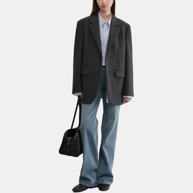 Dunst RELAXED FLARE JEANS CLASSIC BLUE