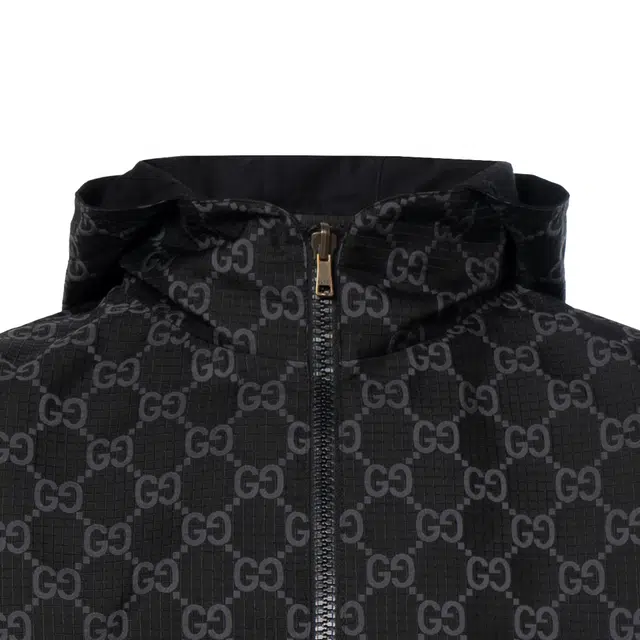 Gucci FW23 Letter Logo Jacket Black