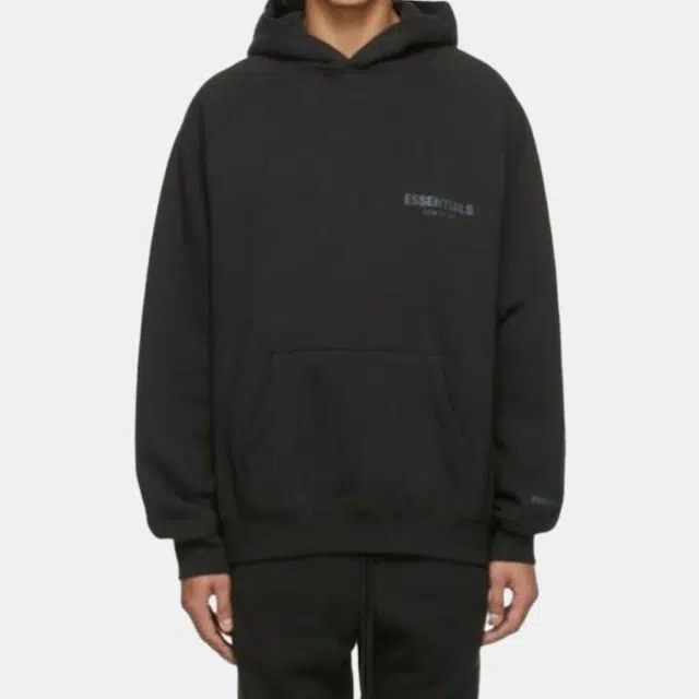 Fear of God Essentials Hoodie Black