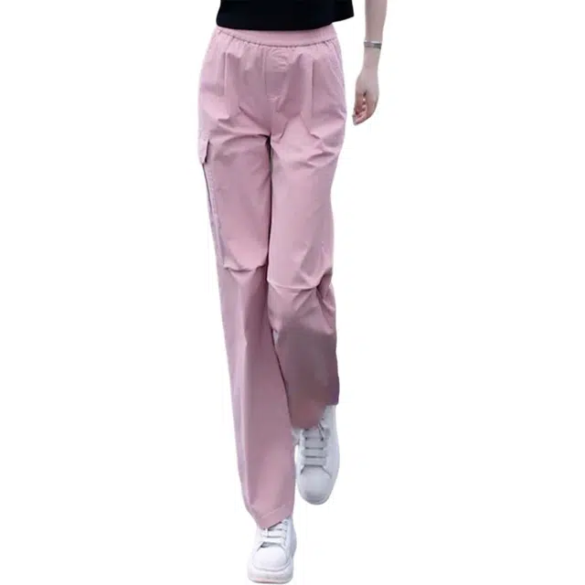 恒源祥 时尚运动休闲显瘦直筒宽松工装裤 女款