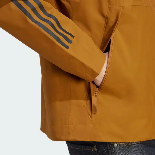 adidas Bsc 3-Stripes Rain.Rdy Jacket Logo