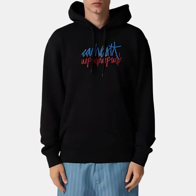 Carhartt WIP Hooded Stereo Sweat Black