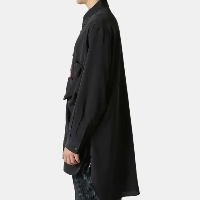 Yohji Yamamoto FW22 Black Shirt