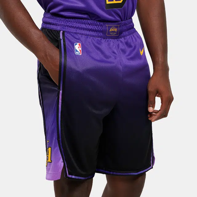 Nike x NBA Los Angeles Lakers Basketball Shorts Black