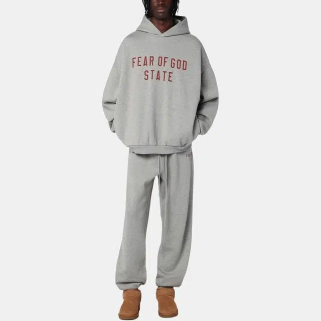 Fear of God Essentials Fleece Hoodie Oatmeal Heather